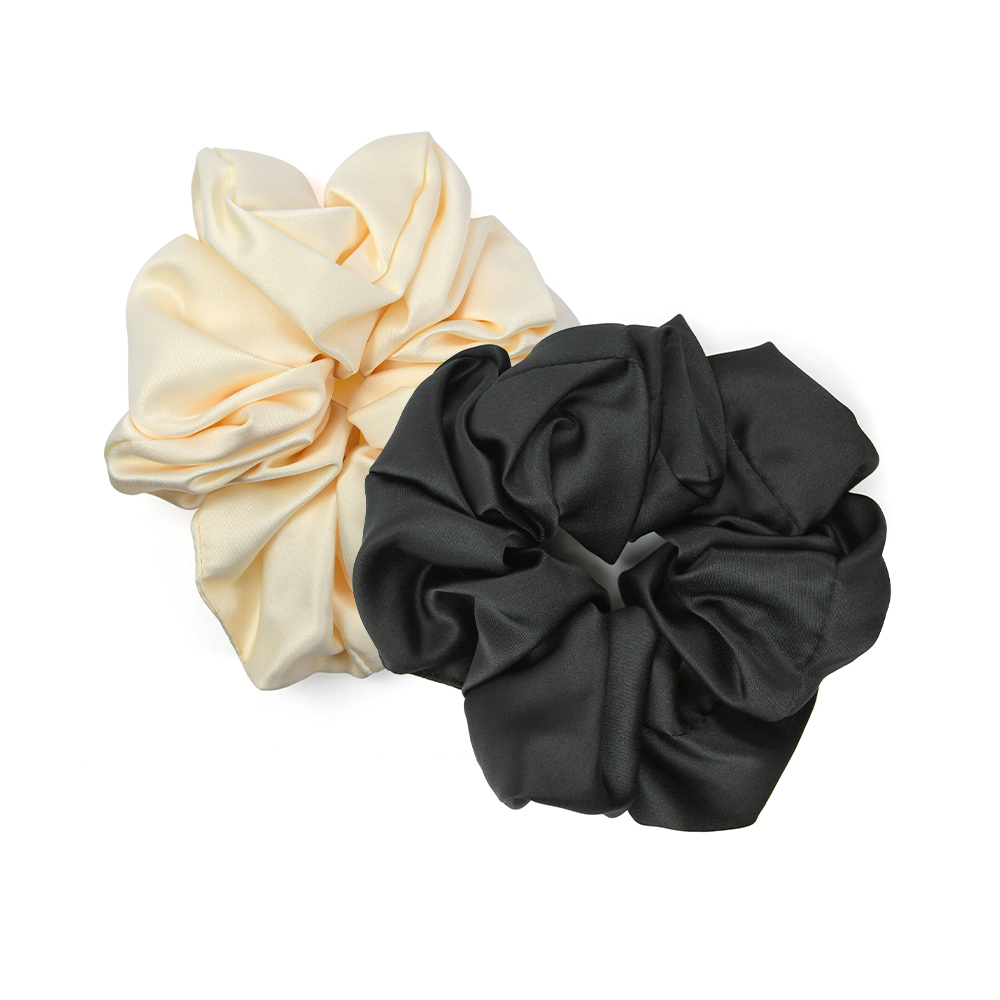 Banda elástica para el cabello Accesorios para el cabello de tela grande Scrunchies