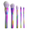 Set de cepillo de maquillaje colorido de 5 PCS Rainbow