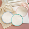 Cojín de algodón cosmético redondo reutilizable para el cuidado de la piel