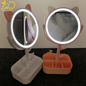 Espejo de escritorio Rabbit Espejo cosmético LED personalizado